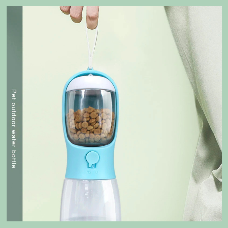 Bottiglia d’acqua portatile e ciotola integrata