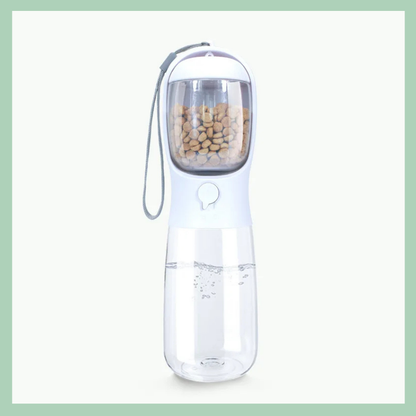 Bottiglia d’acqua portatile e ciotola integrata