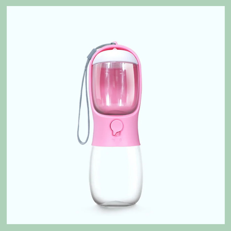 Bottiglia d’acqua portatile e ciotola integrata