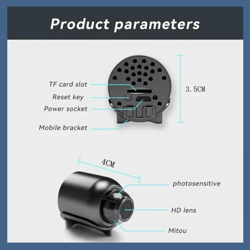 Mini Telecamera di Sorveglianza WiFi