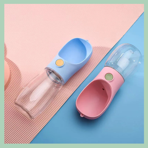 Bottiglia d’acqua portatile e ciotola integrata